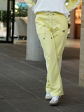 Sudadera Bota Recta Color Amarillo