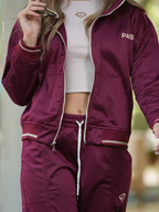 Chaqueta Color Uva Para mujer