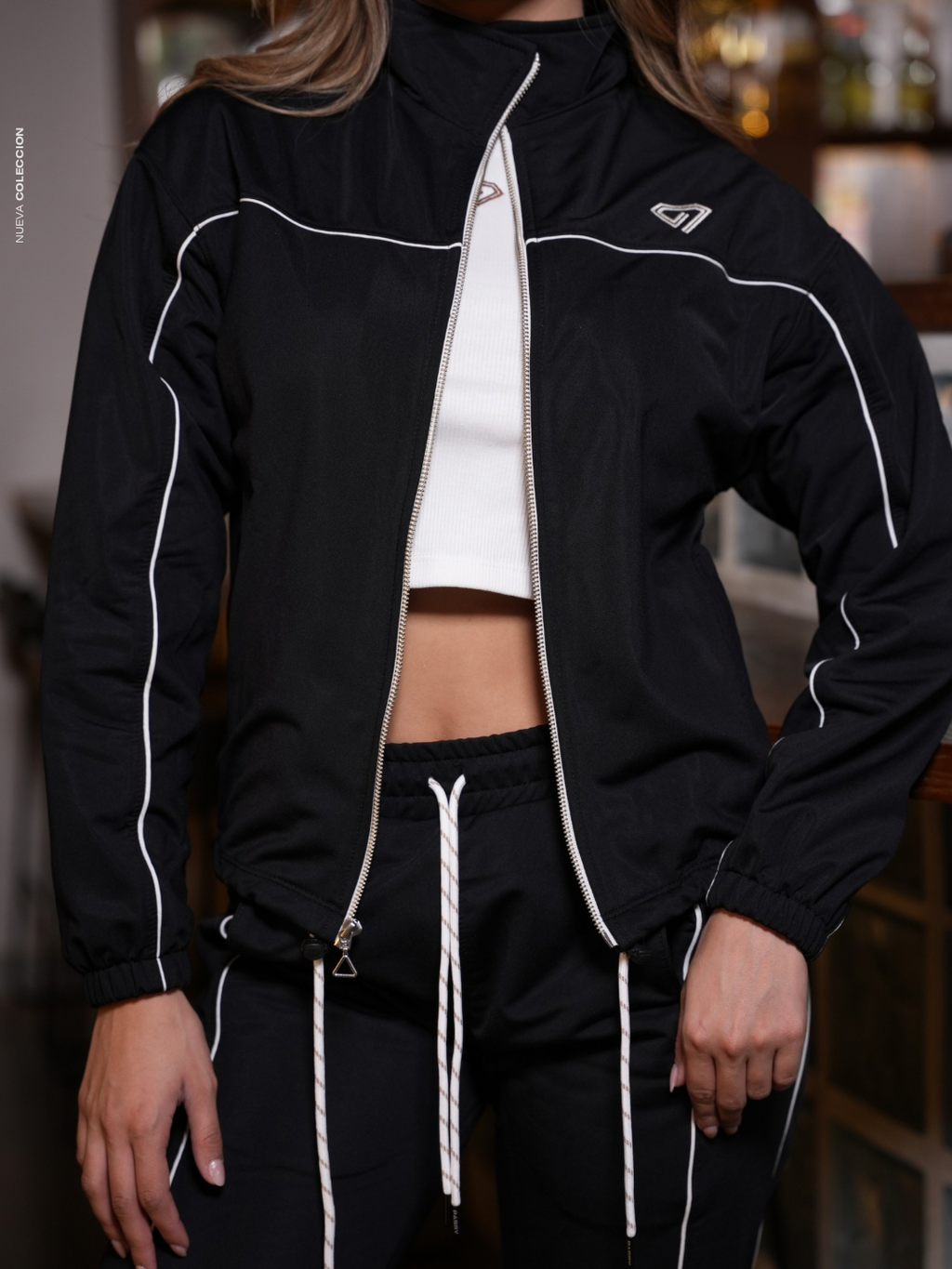 Chaqueta Negra Para Mujer