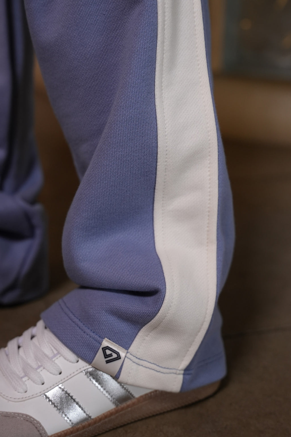 Set Cielo Azul Claro De Chaqueta y Sudadera Bota Recta