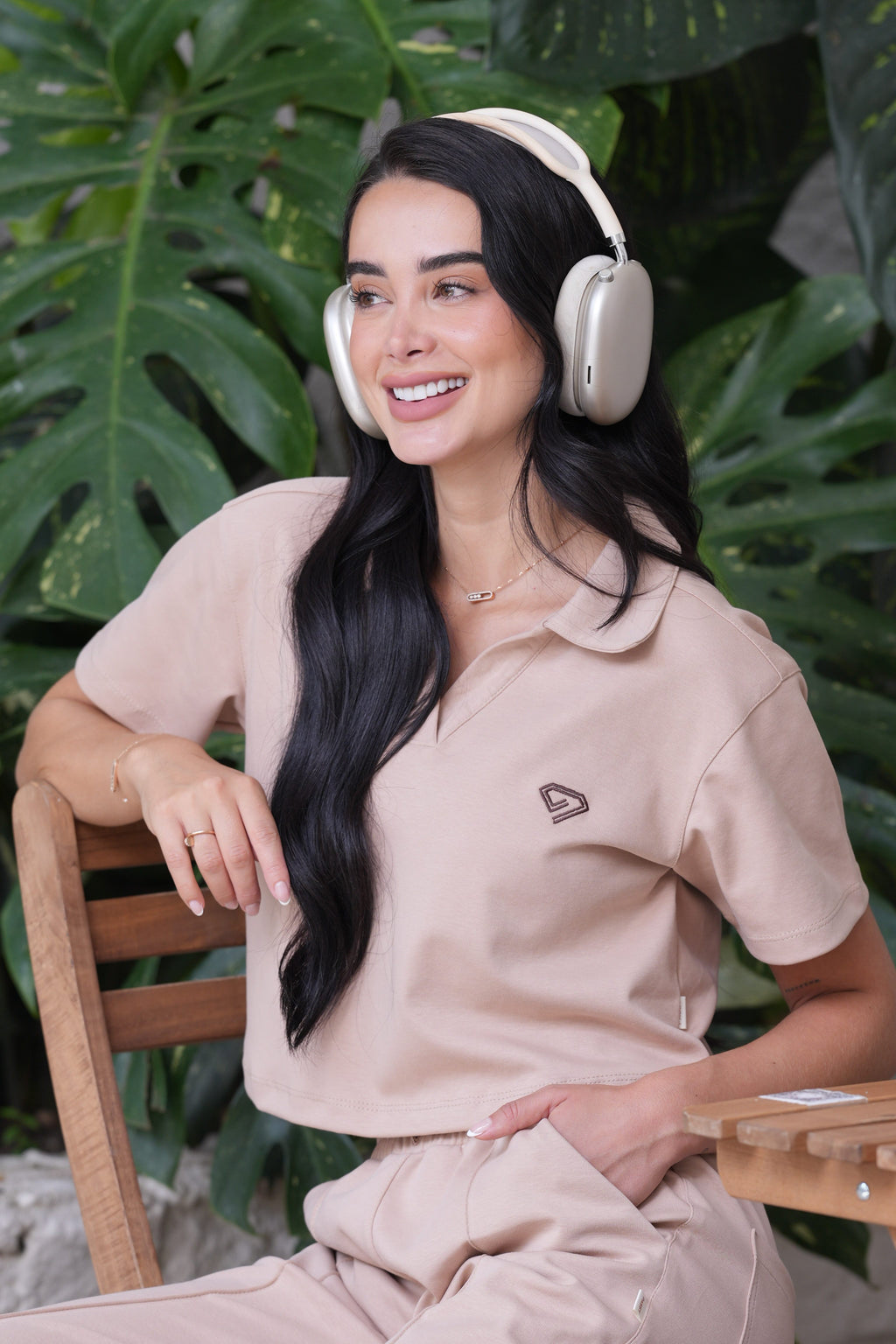 Set Pureza Oro Rosa De Polo Y Sudadera Bota Recta