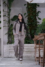 Set Aura Arena De Chaqueta y Sudadera Bota Recta