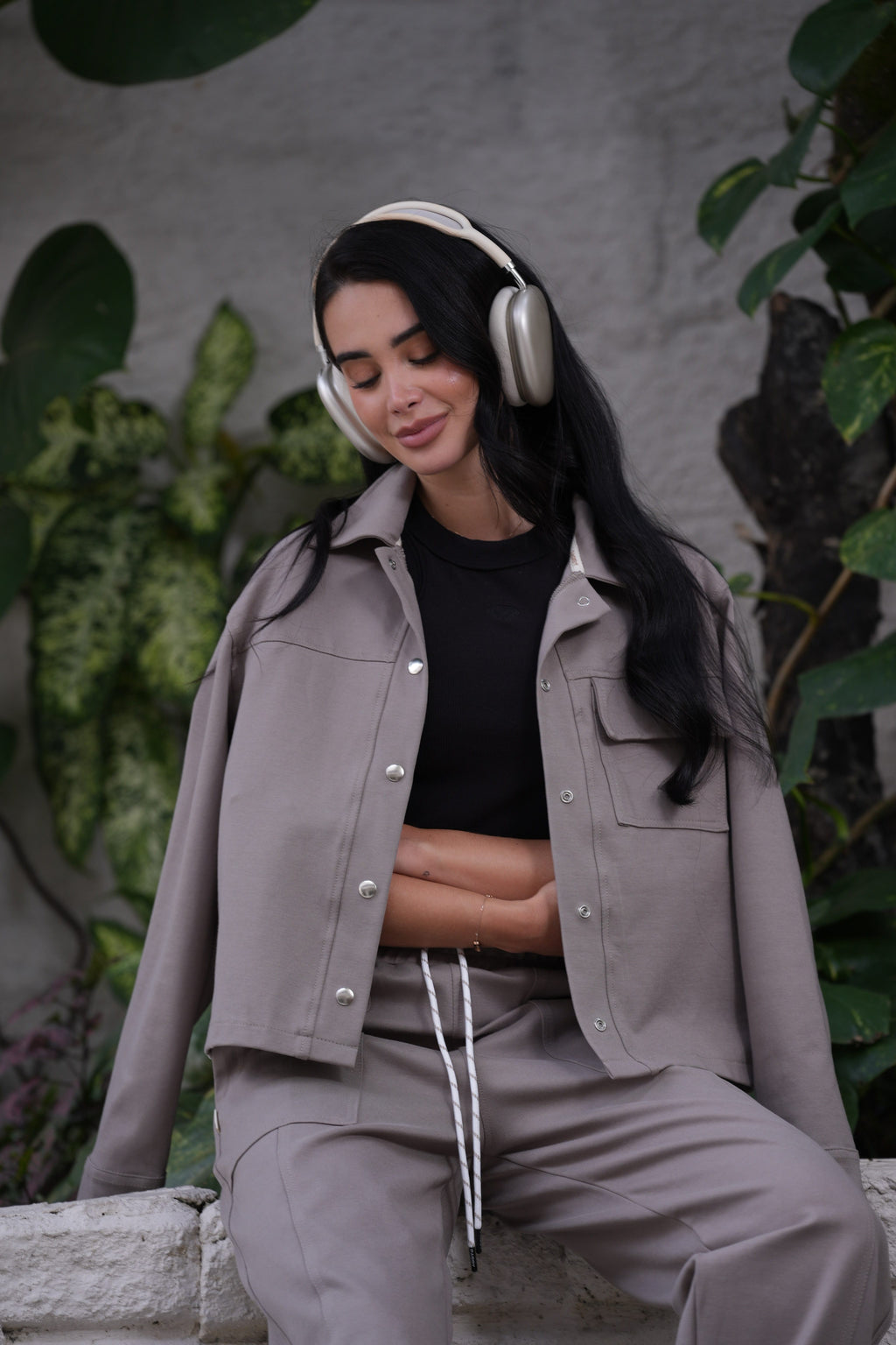 Set Aura Arena De Chaqueta y Sudadera Bota Recta