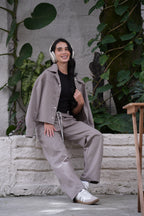 Set Aura Arena De Chaqueta y Sudadera Bota Recta