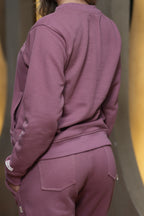 Buzo Cerrado Para Mujer Color Uva