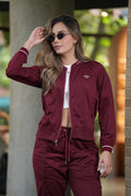 Set Roma Vinotinto De Chaqueta y Jogger