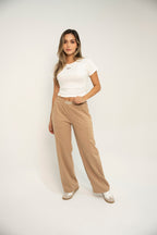 Set De Top En Rif Y Sudadera Bota Recta