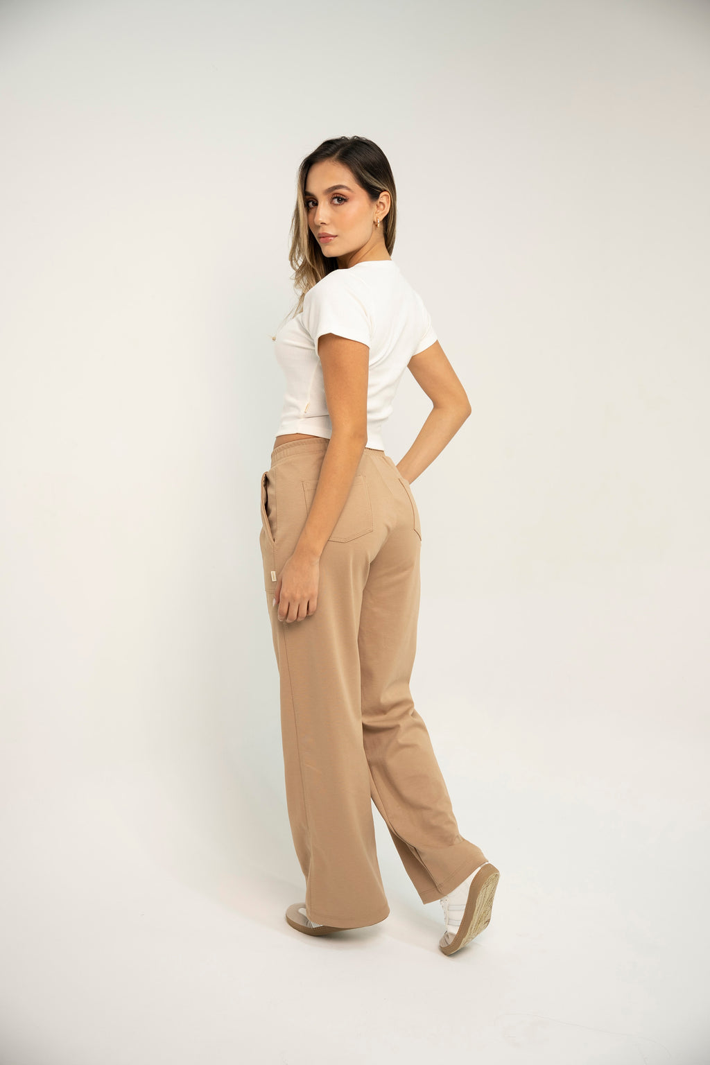 Set De Top En Rif Y Sudadera Bota Recta