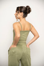 Top Corto Verde