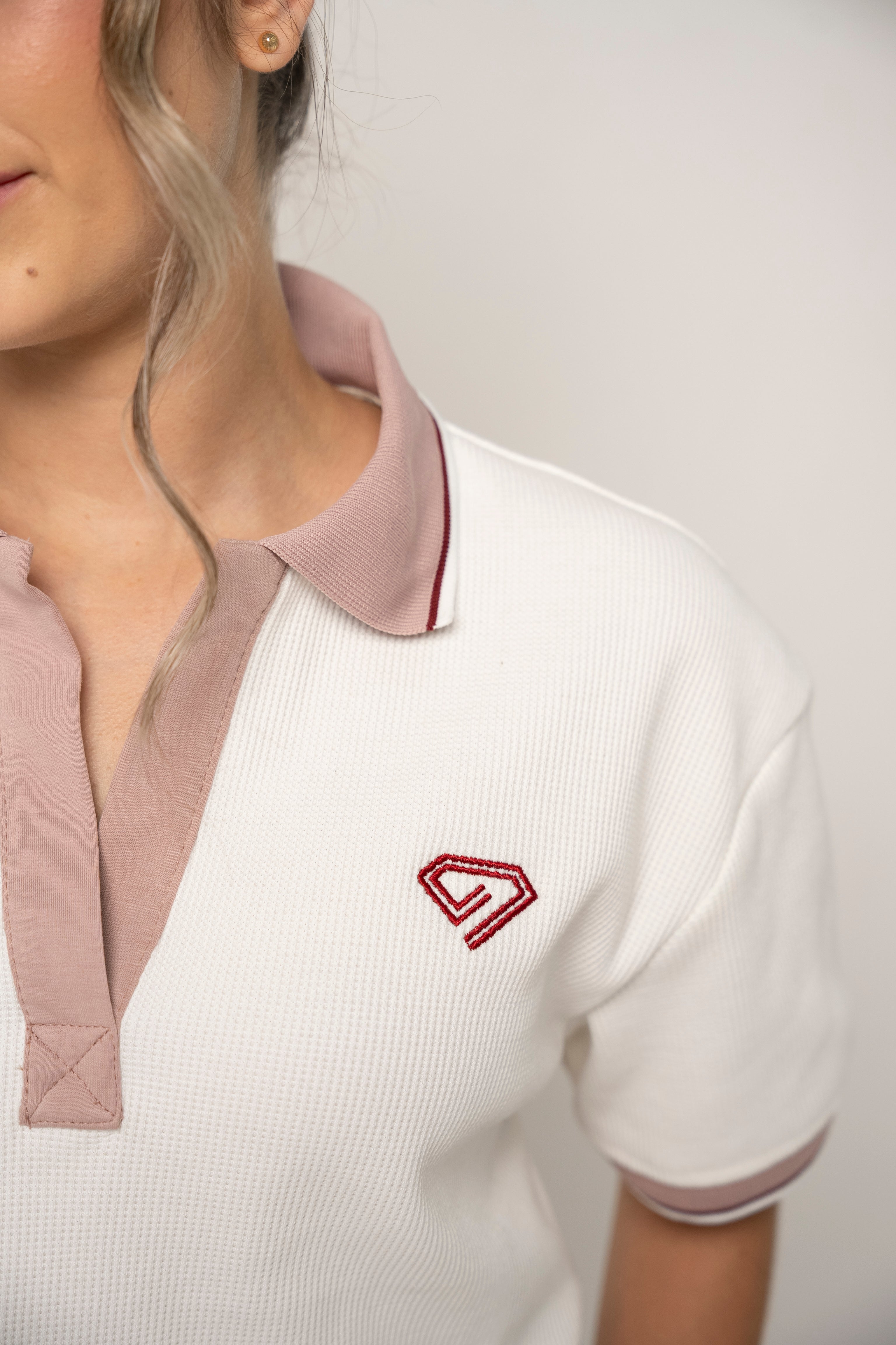 Set De Short Y Camiseta Para Mujer Color Marfil