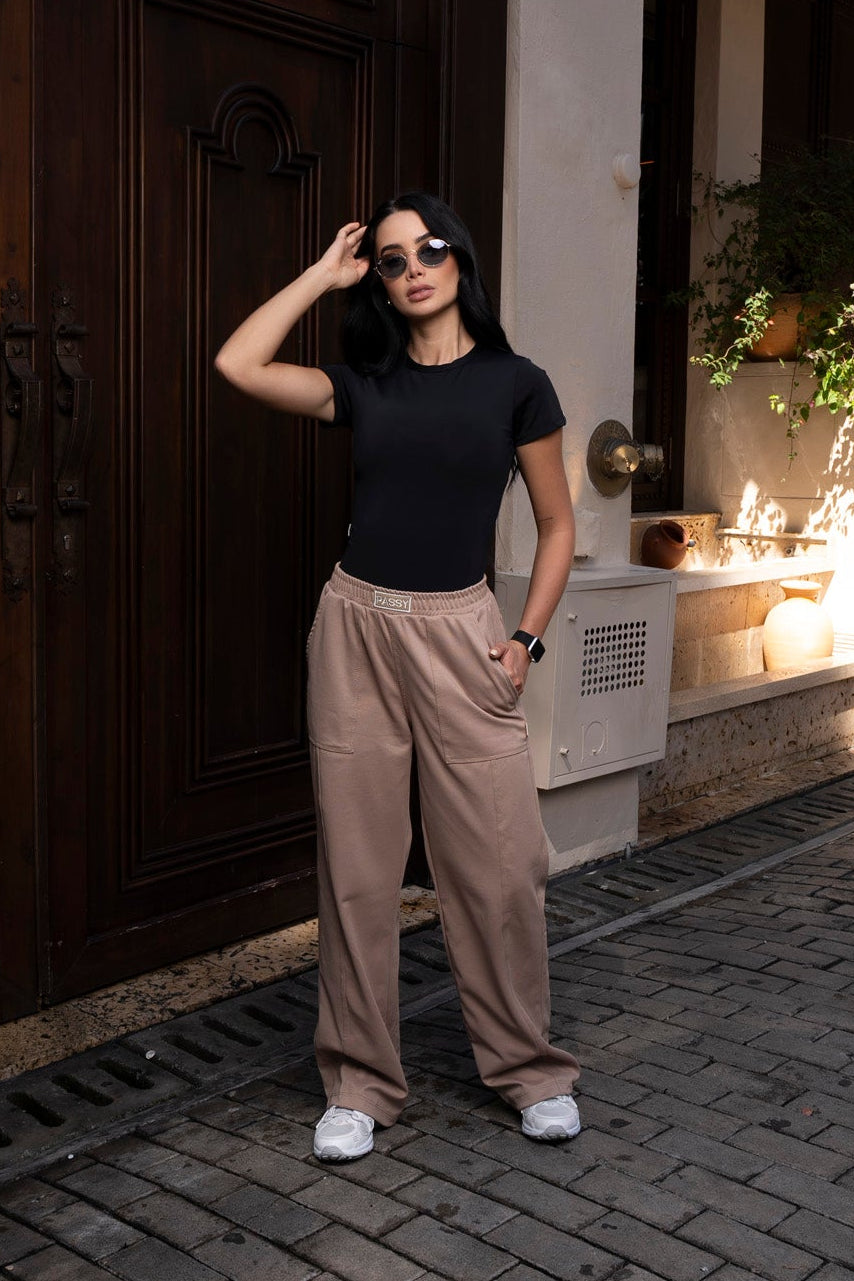 Sudadera Suiza Bota Recta Dorada