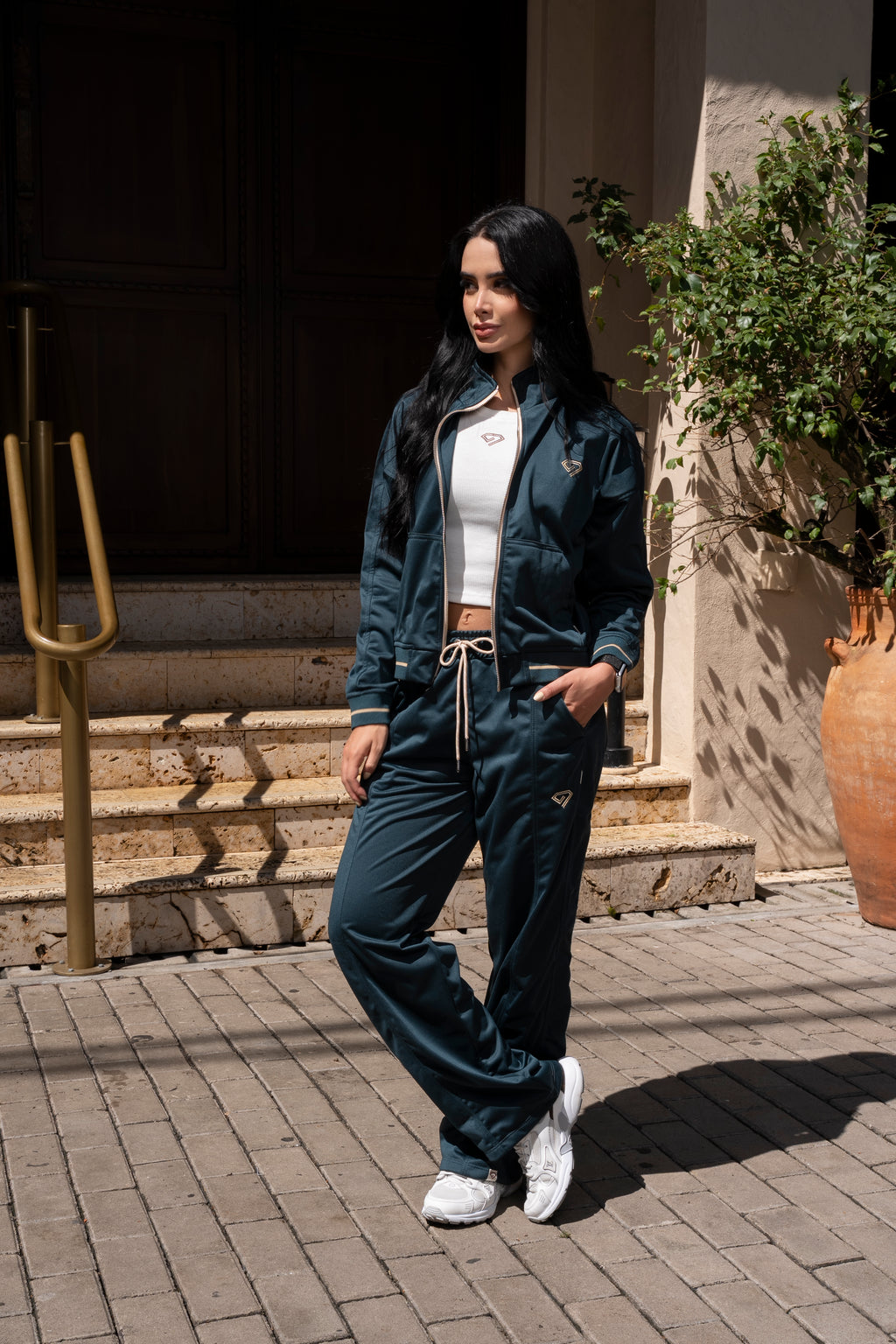 Sudadera Bota Recta Bali Color Esmeralda