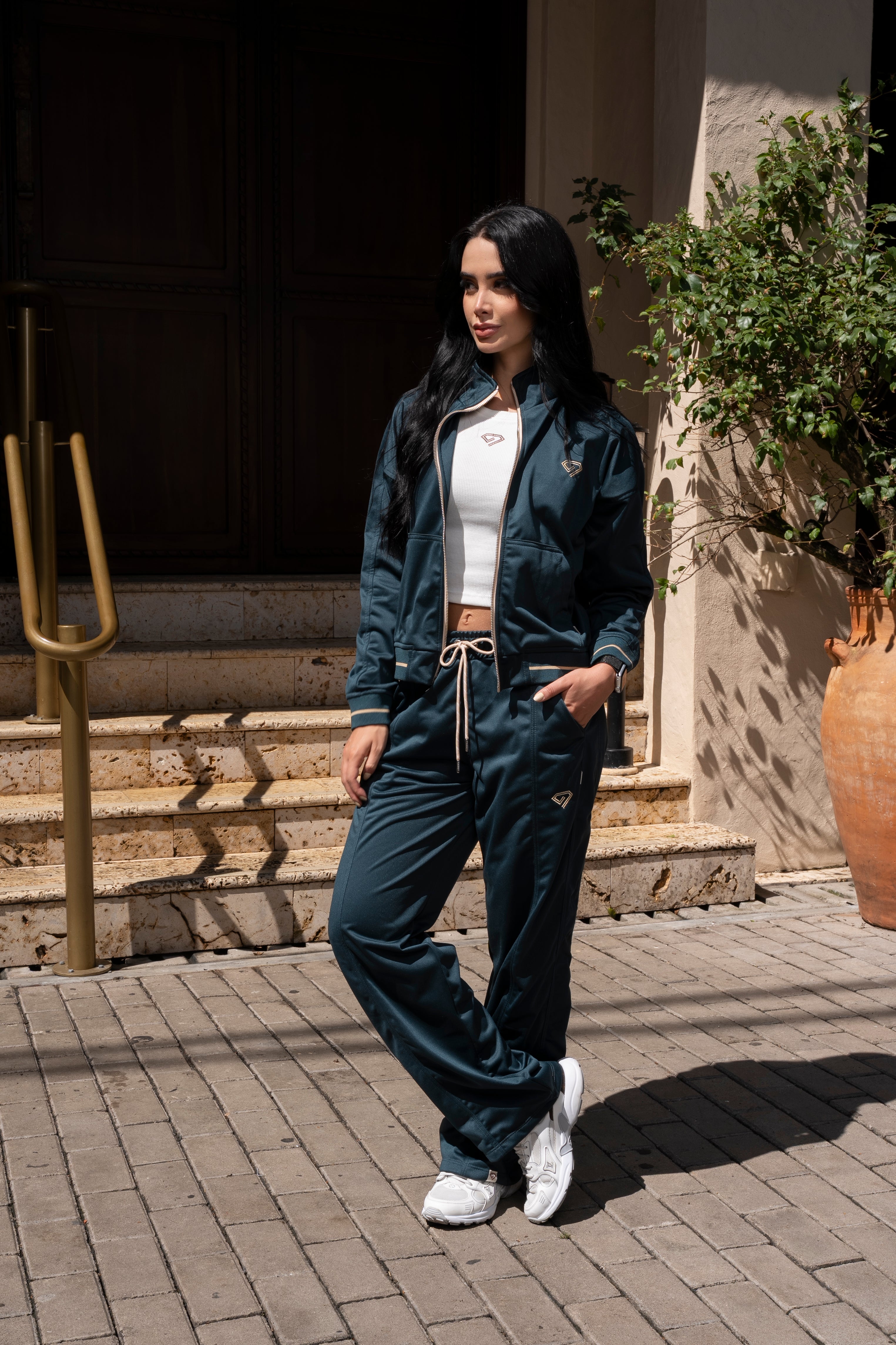 Sudadera Bota Recta Bali Color Esmeralda