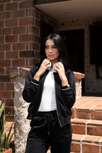 Chaqueta con Cremallera Dubai Color Negro