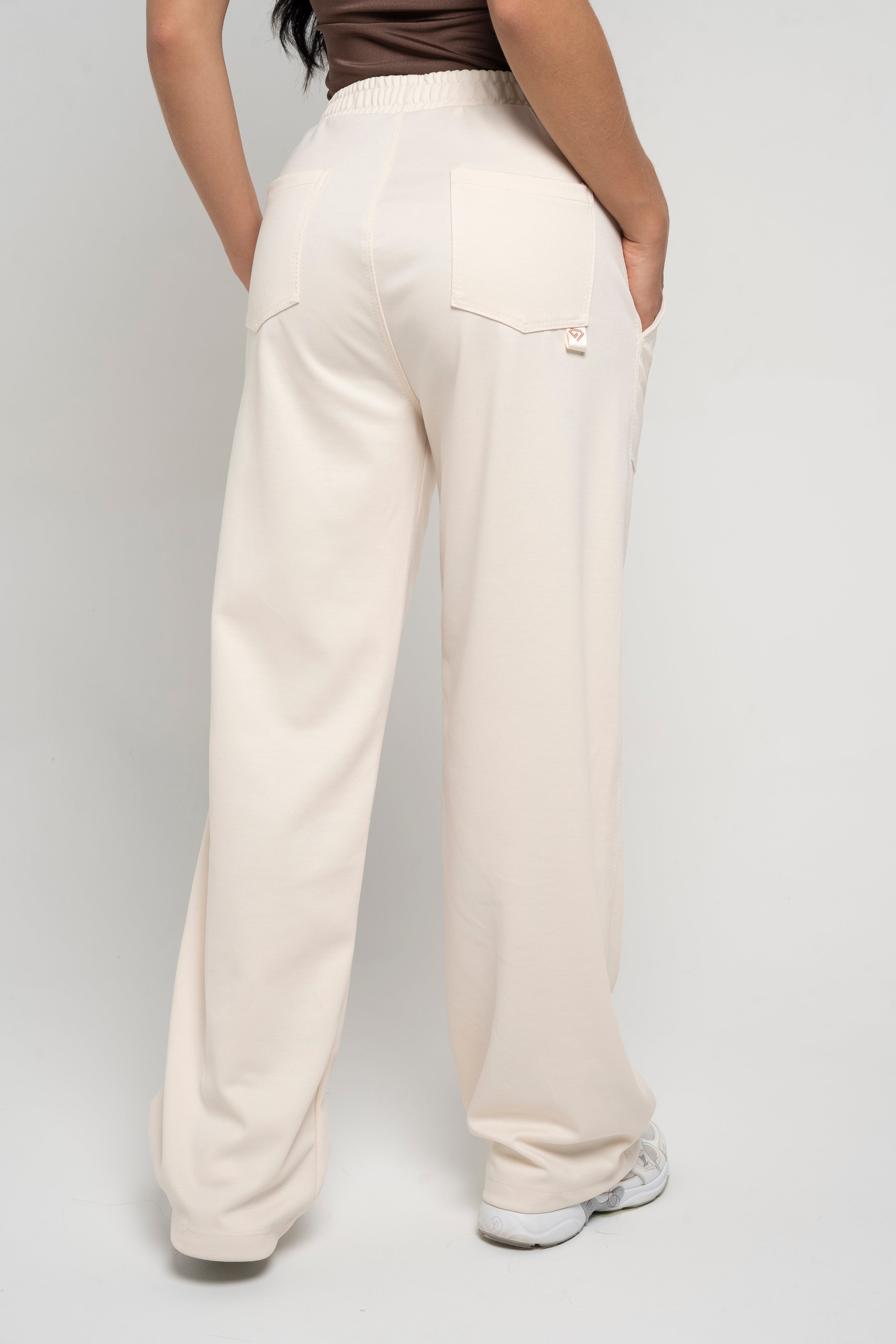 Sudadera Italia Bota Recta Marfil