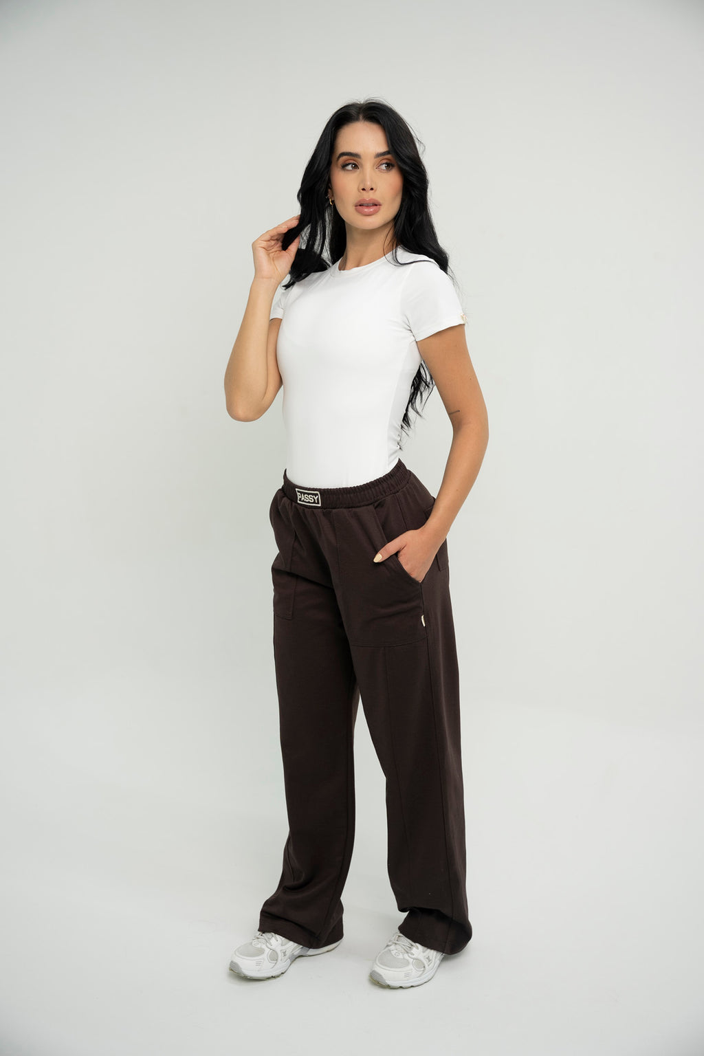 Sudadera Provenza Bota Recta Café