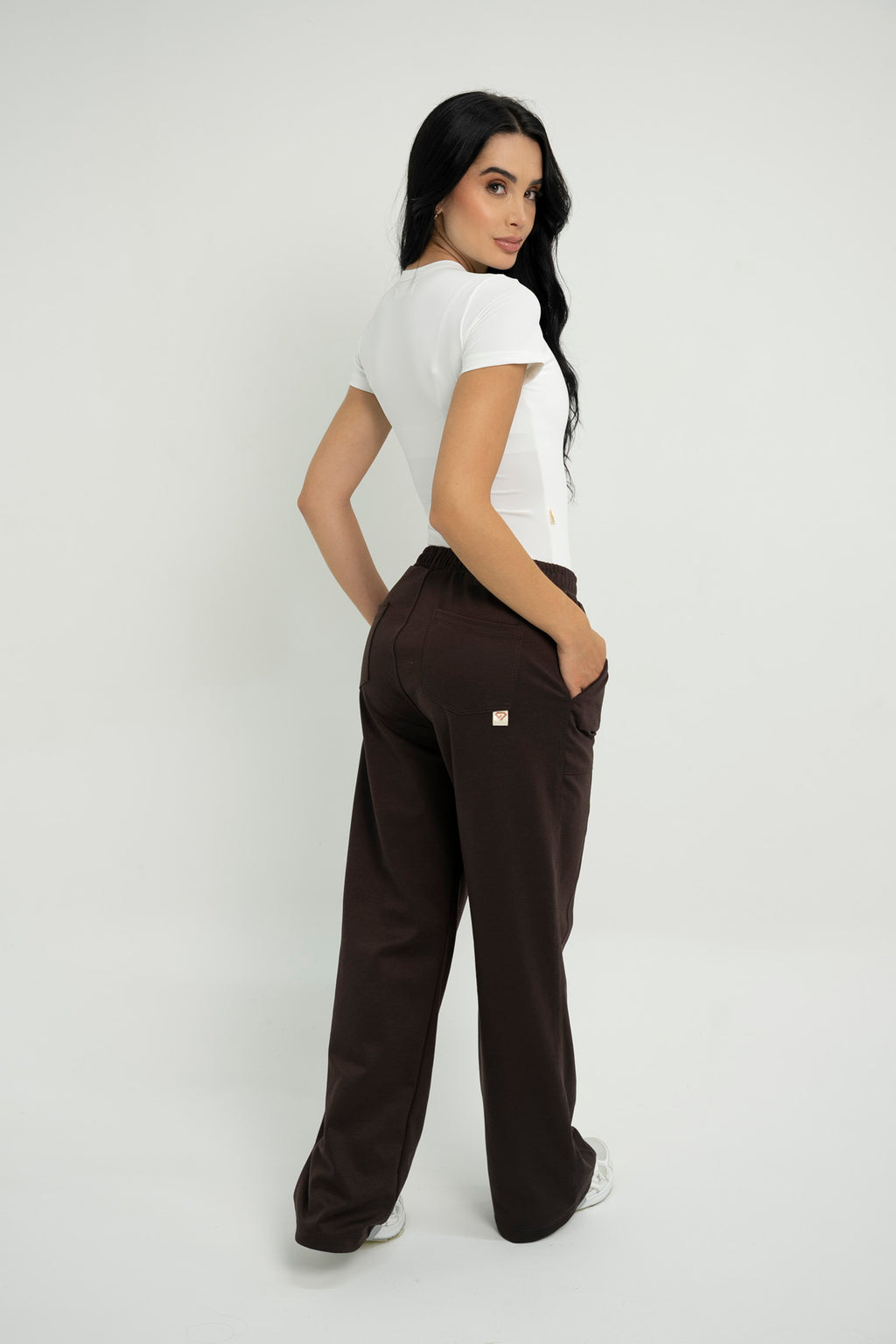 Sudadera Provenza Bota Recta Café