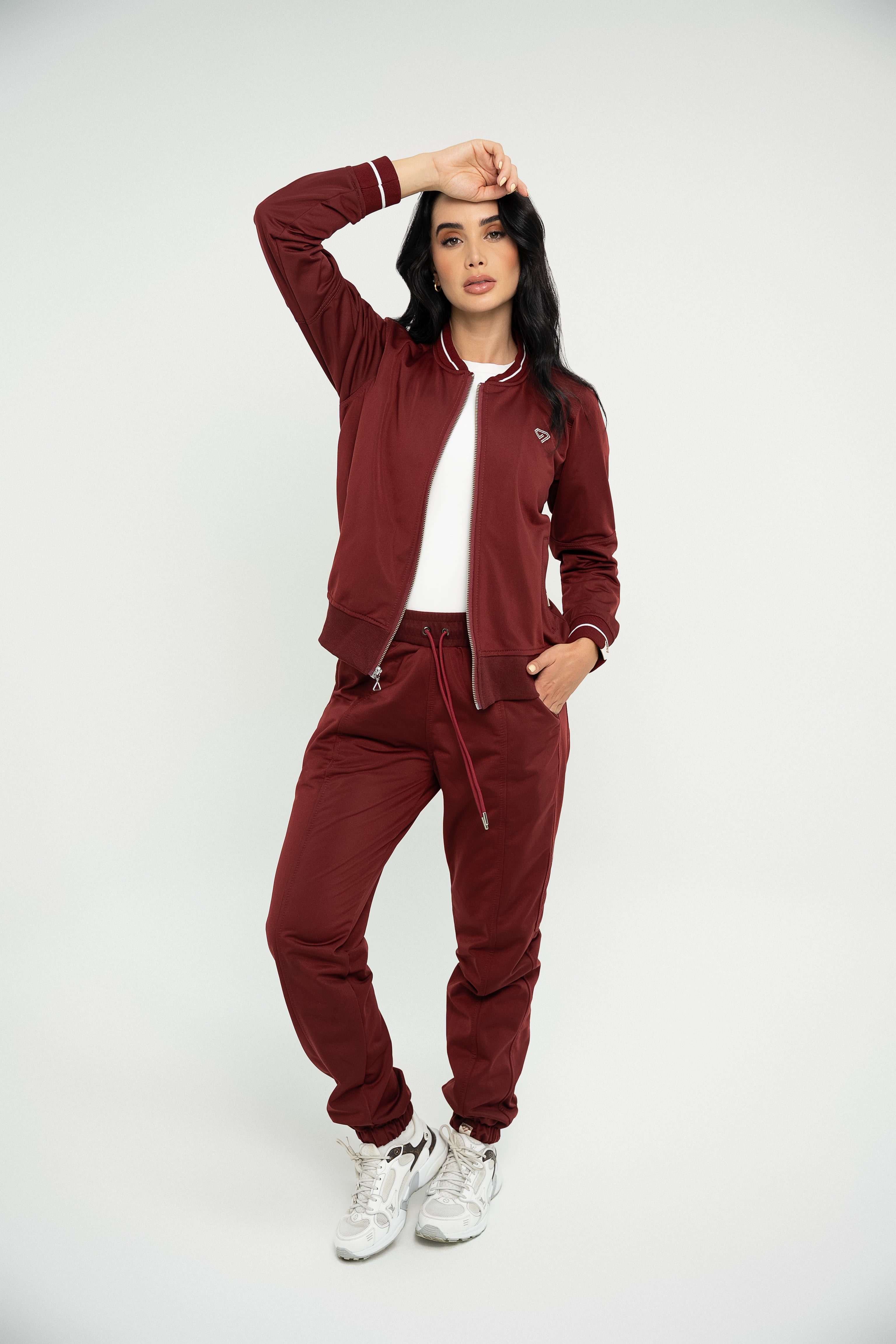 Set Roma Vinotinto De Chaqueta y Jogger
