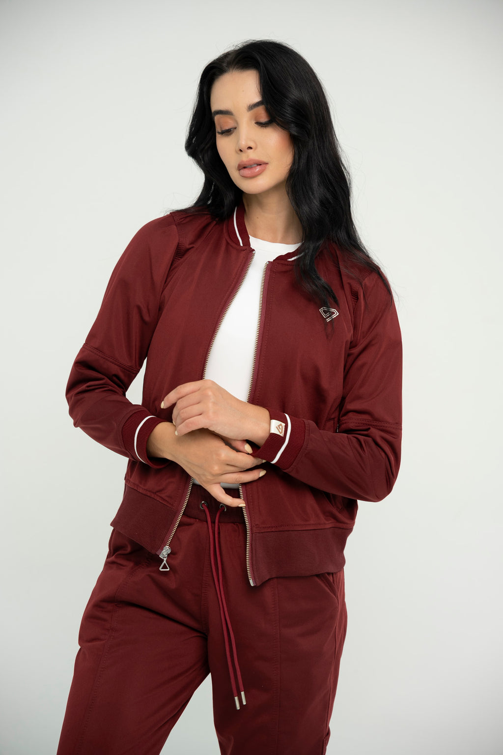 Set Roma Vinotinto De Chaqueta y Jogger