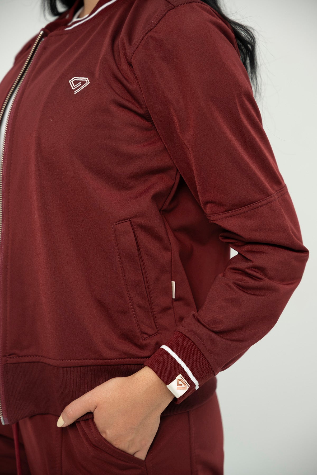 Set Roma Vinotinto De Chaqueta y Jogger