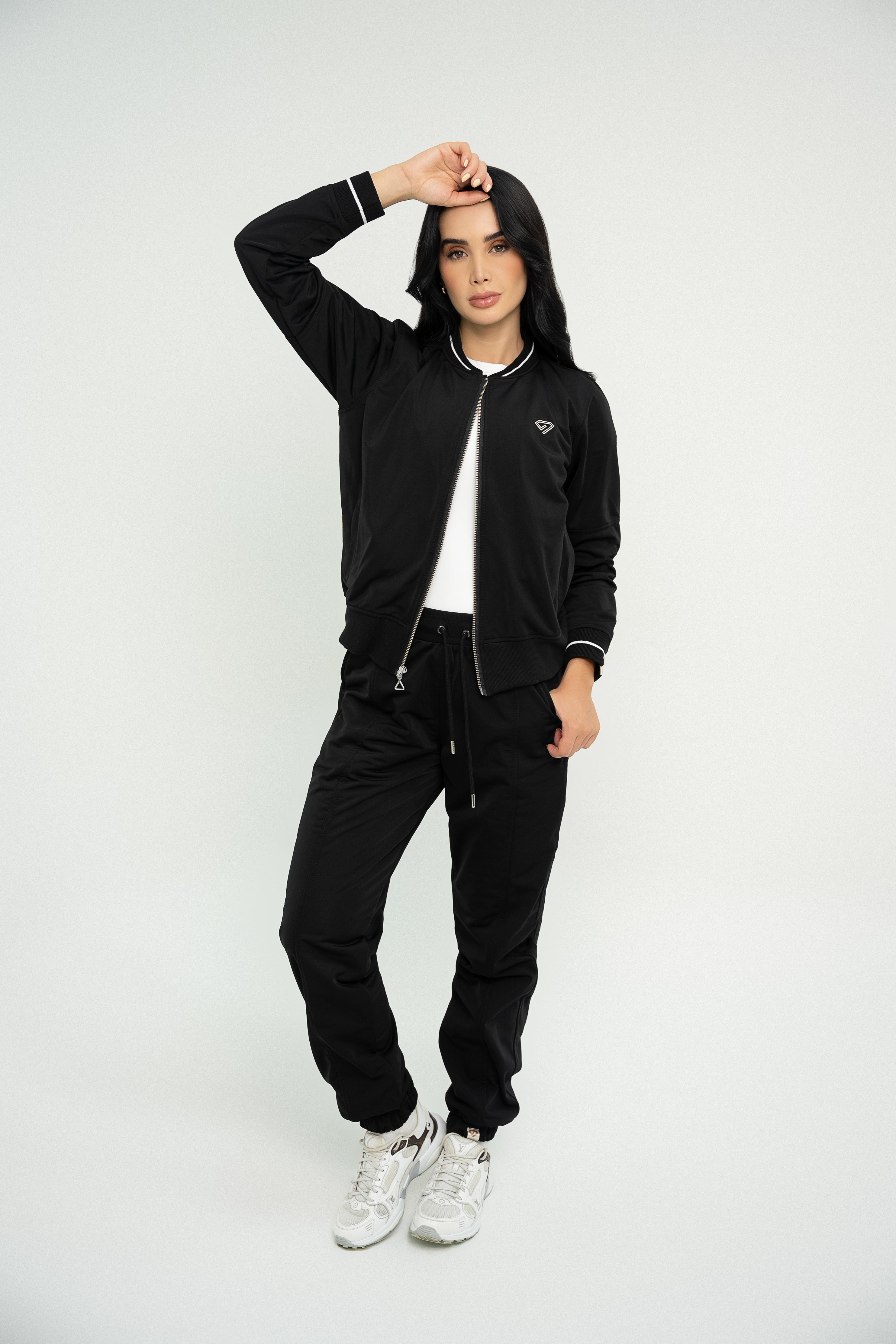 Set Dubai Negro De Chaqueta y Jogger