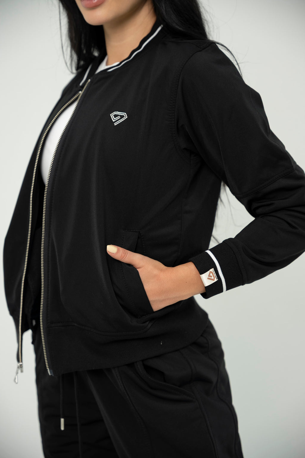 Set Dubai Negro De Chaqueta y Jogger