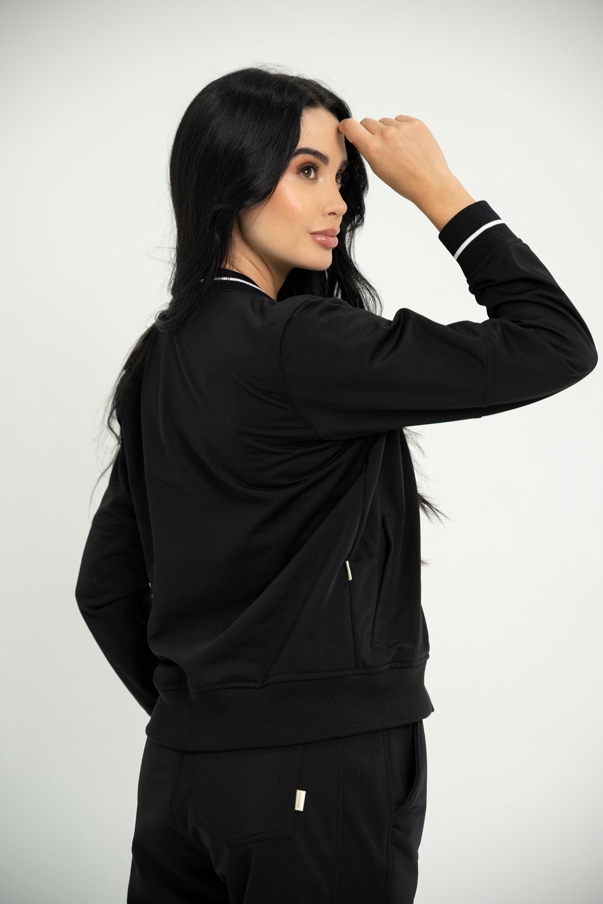 Set Dubai Negro De Chaqueta y Jogger