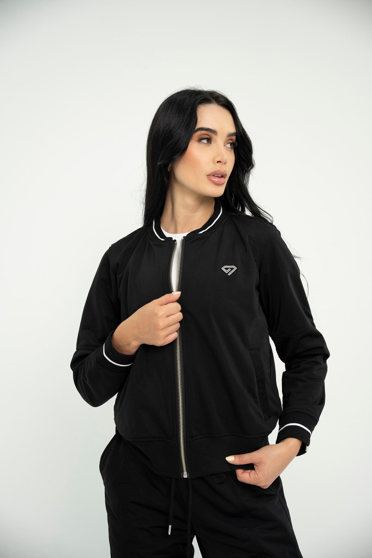 Set Dubai Negro De Chaqueta y Jogger