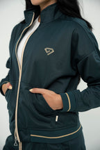 Chaqueta con Cremallera Bali Color Esmeralda