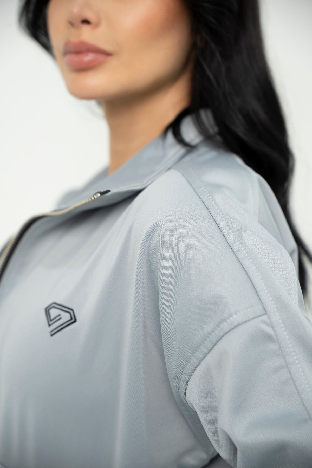 Set Tokio Gris De Chaqueta y Sudadera Bota Recta