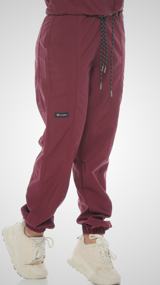 JOGGER PARA MUJER COLOR VINOTINTO