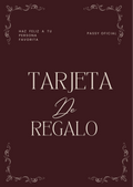 Tarjeta de regalo