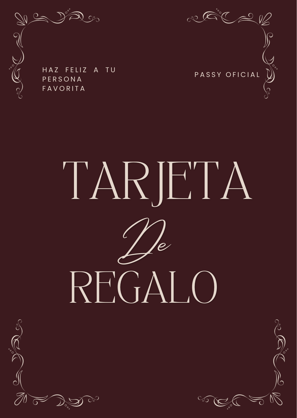 Tarjeta de regalo