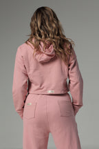 Set De Buzo Y Sudadera Bota Recta Color Rosado Para Mujer