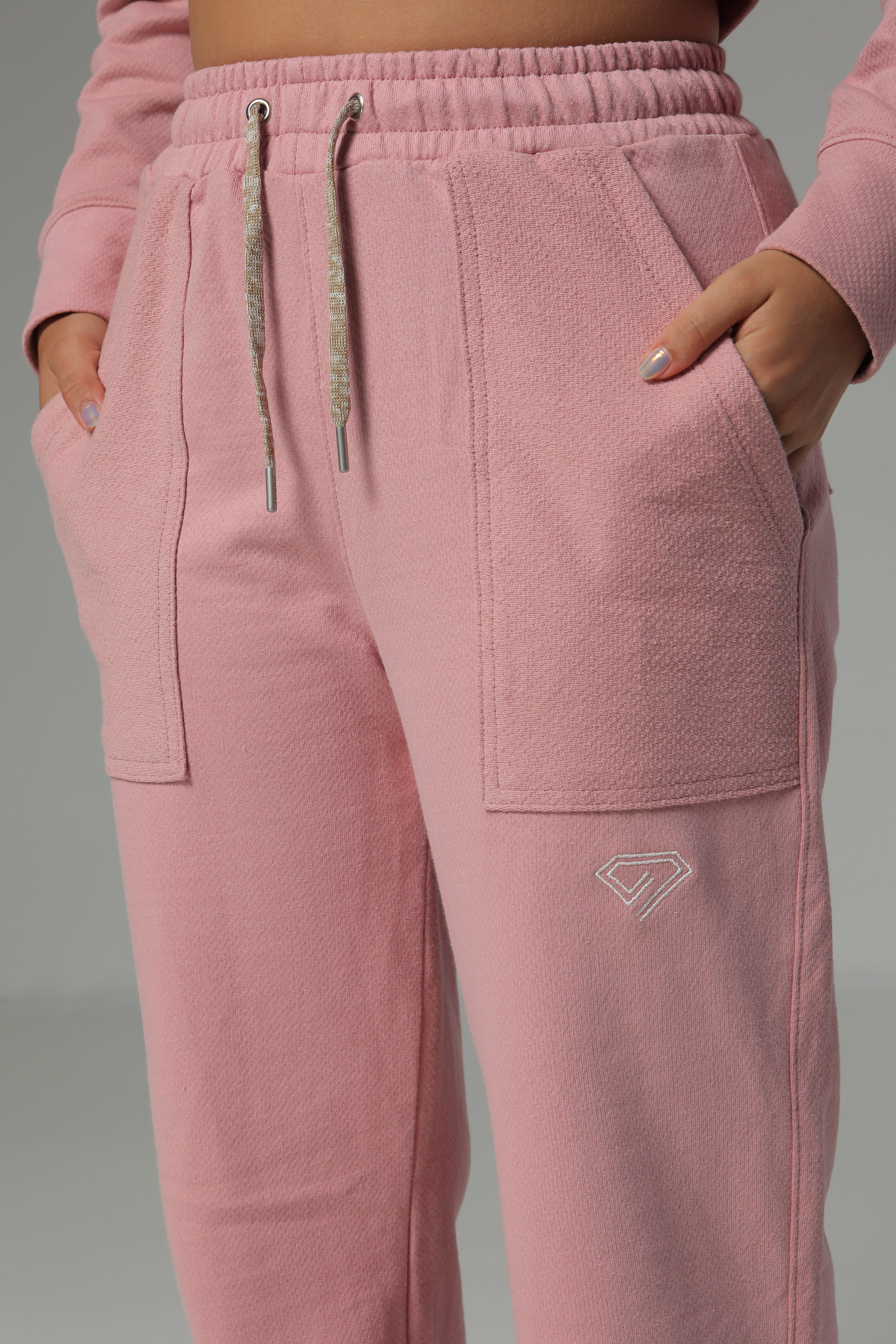 Sudadera Bota Recta Color Rosado