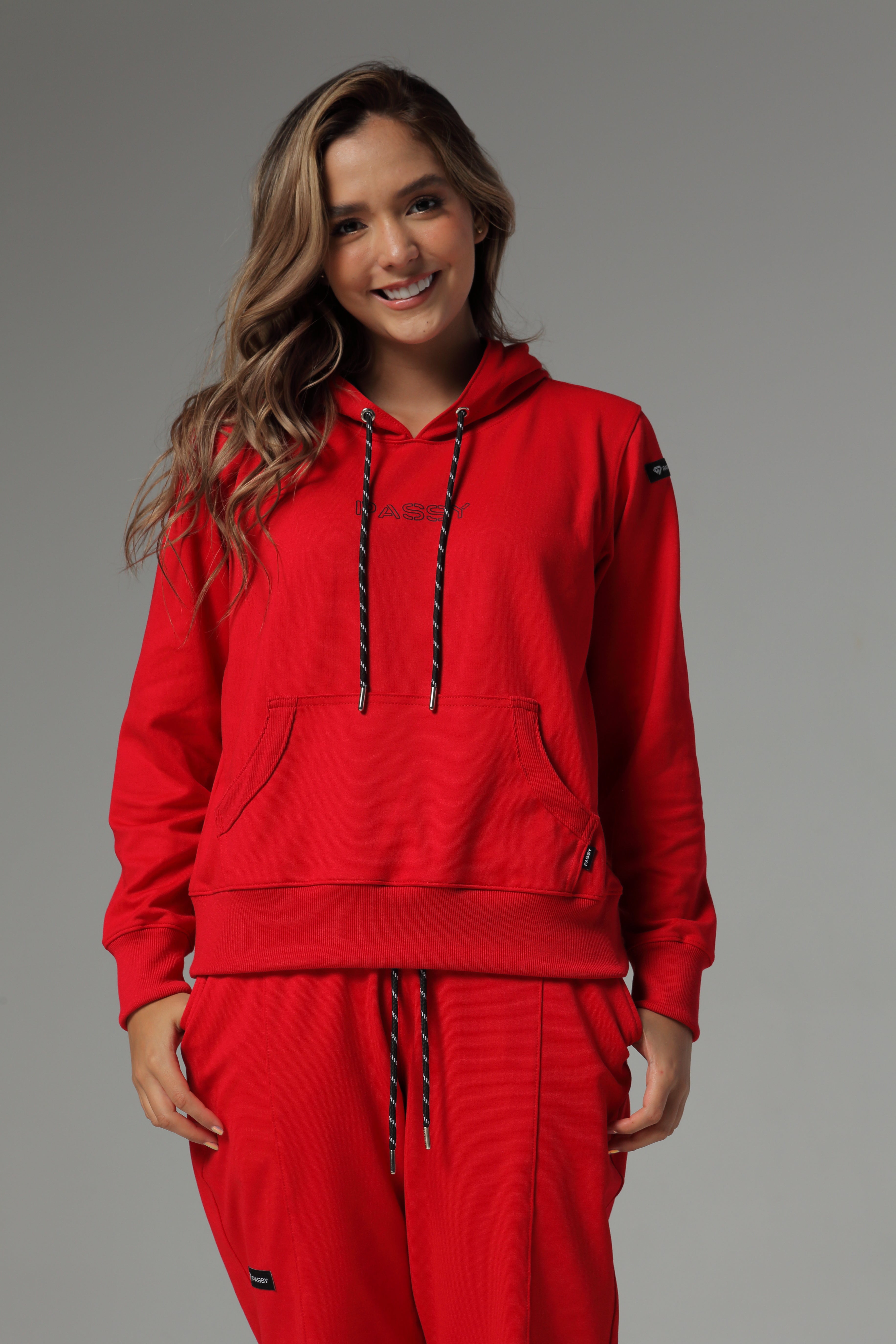 Buzo Con Chompa Color Rojo