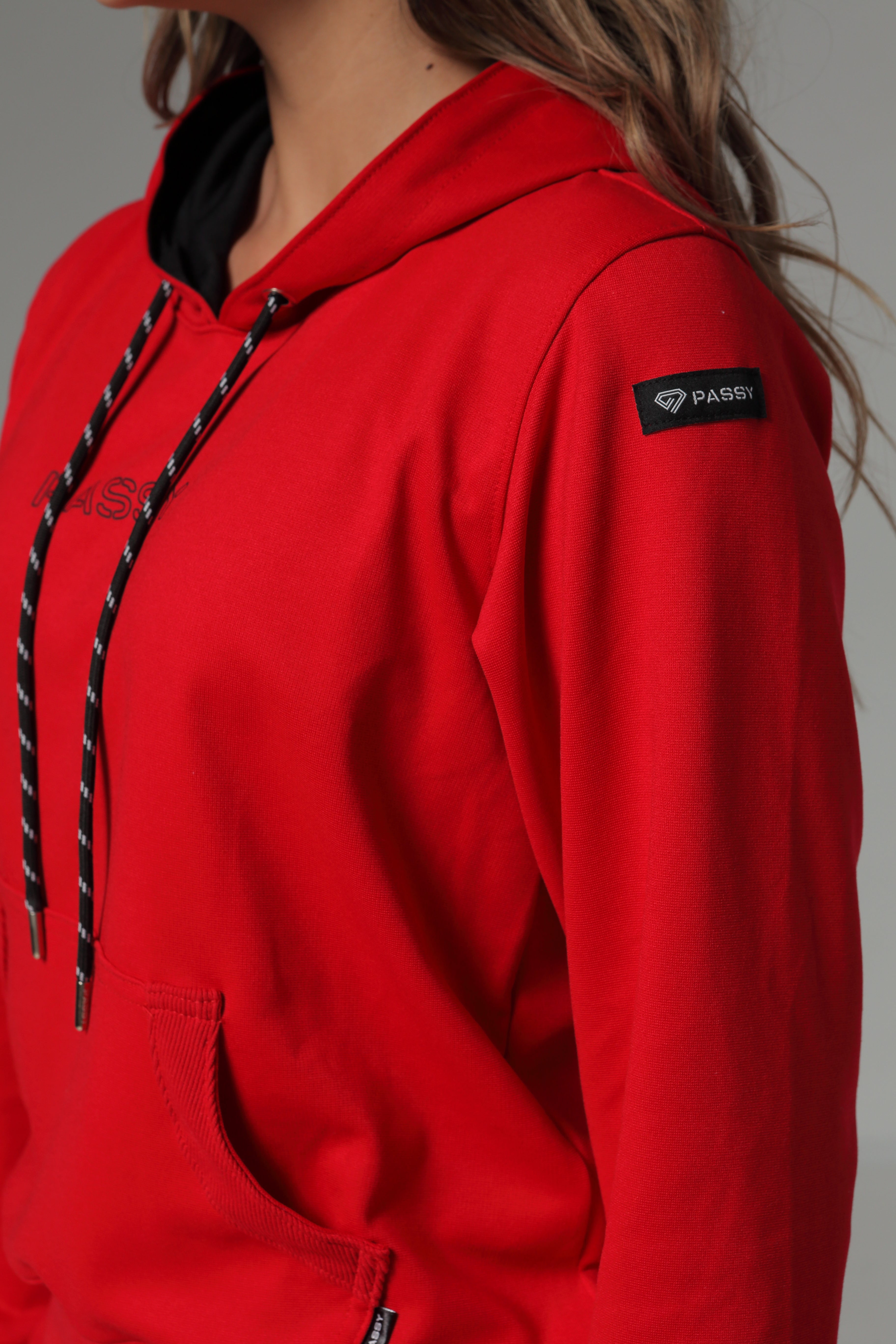 Set De Buzo Y Jogger Color Rojo Para Mujer