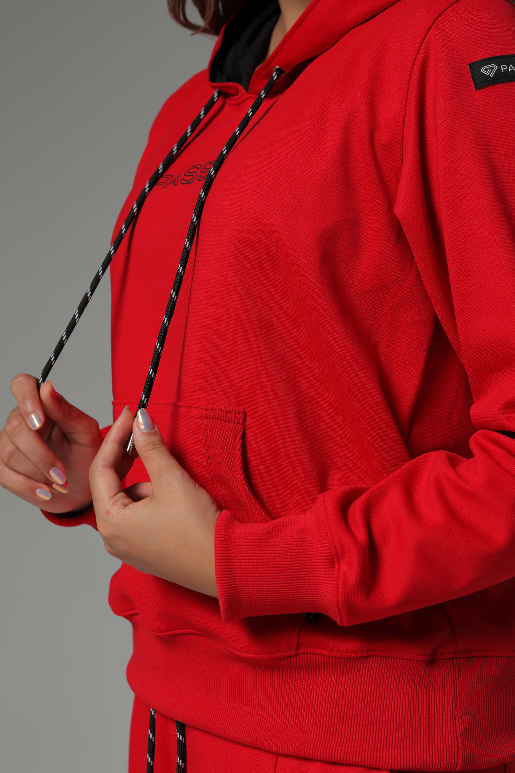 Set De Buzo Y Jogger Color Rojo Para Mujer