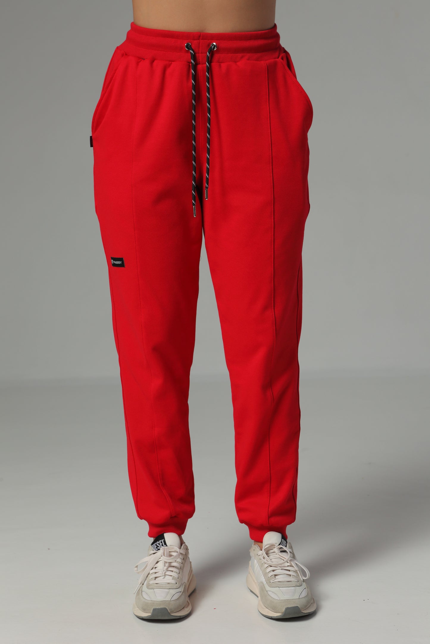 SET DE BUZO Y JOGGER COLOR ROJO PARA MUJER