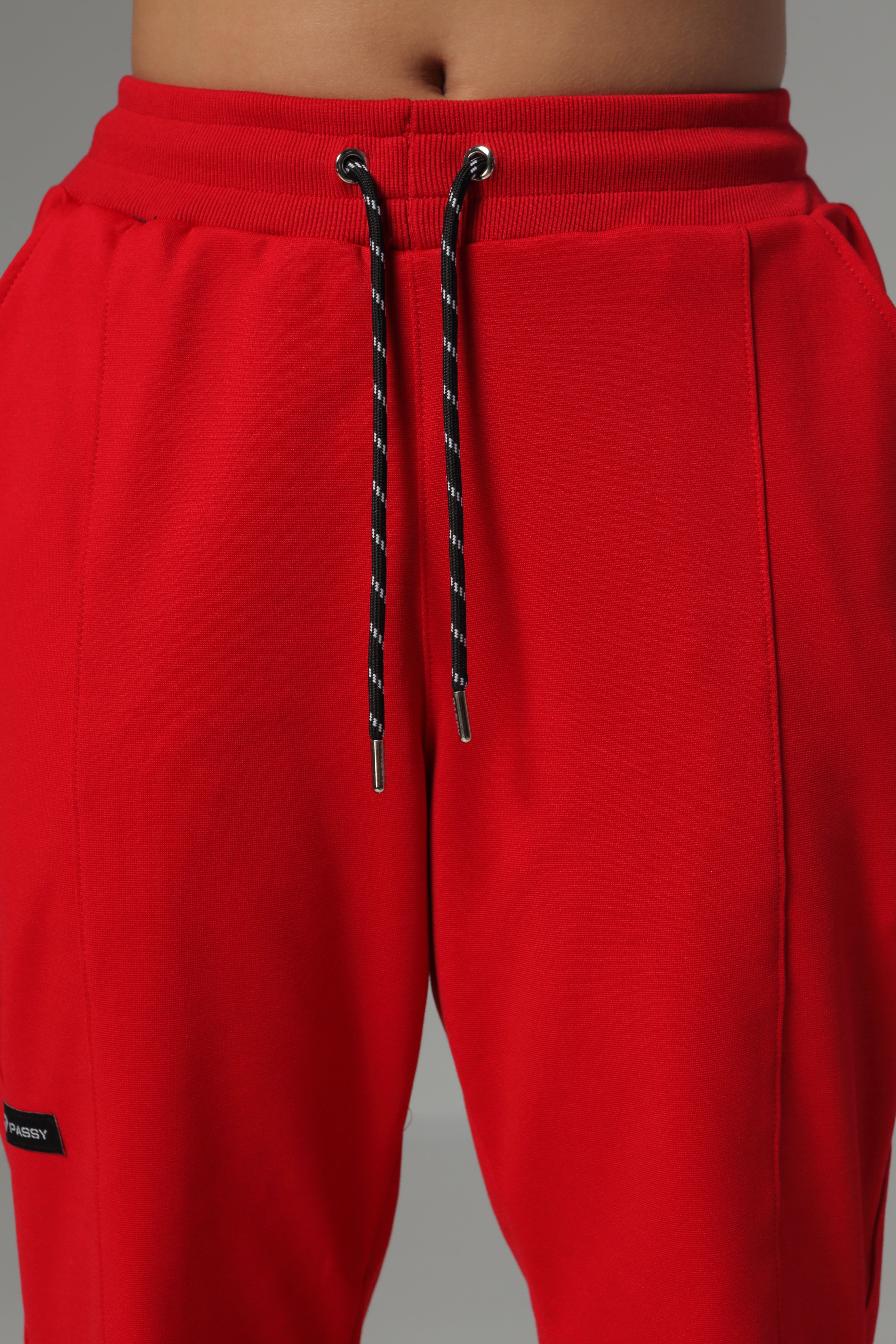 Set De Buzo Y Jogger Color Rojo Para Mujer
