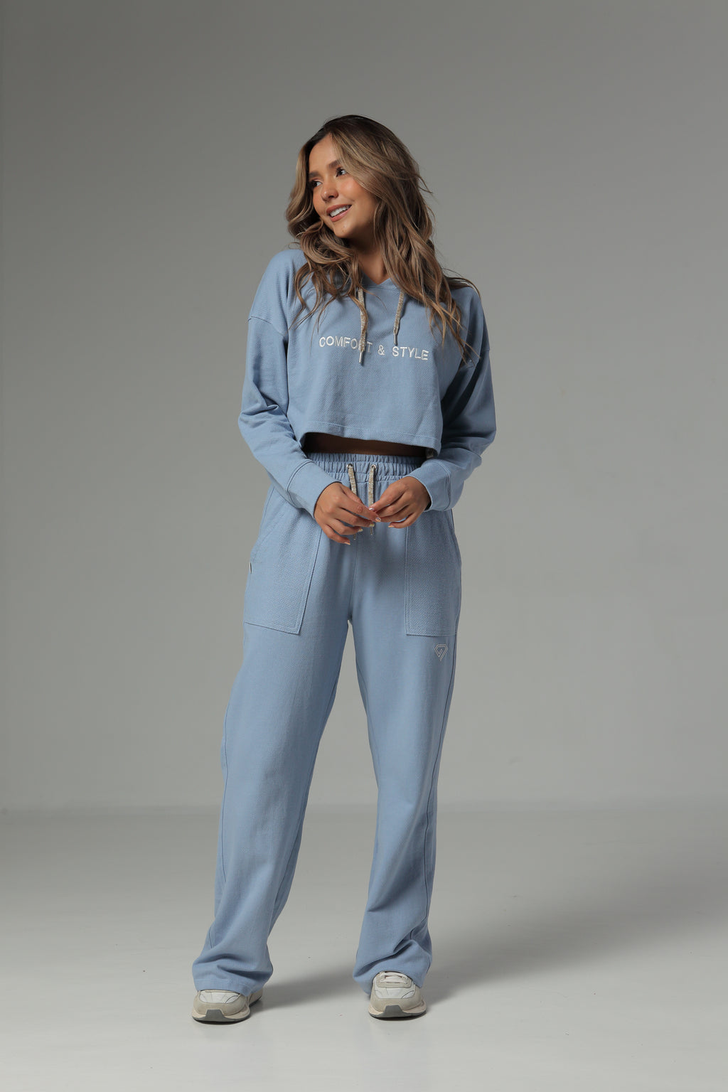 Buzo Con Chompa Color Azul Claro