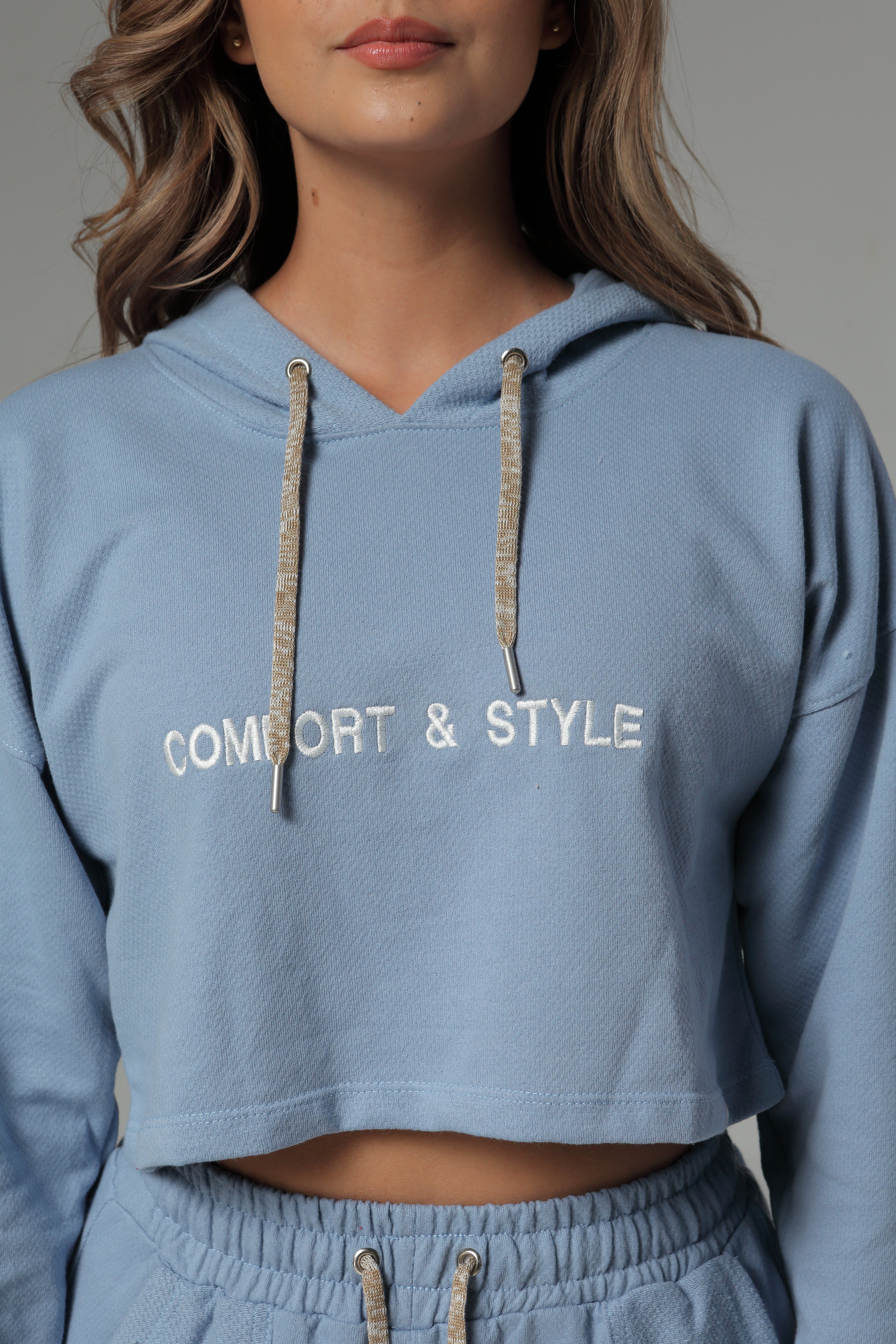 Buzo Con Chompa Color Azul Claro