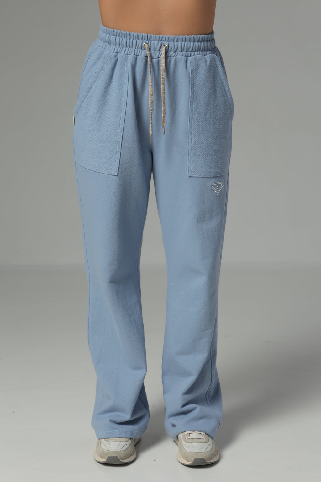 Sudadera Bota Recta Color Azul Claro