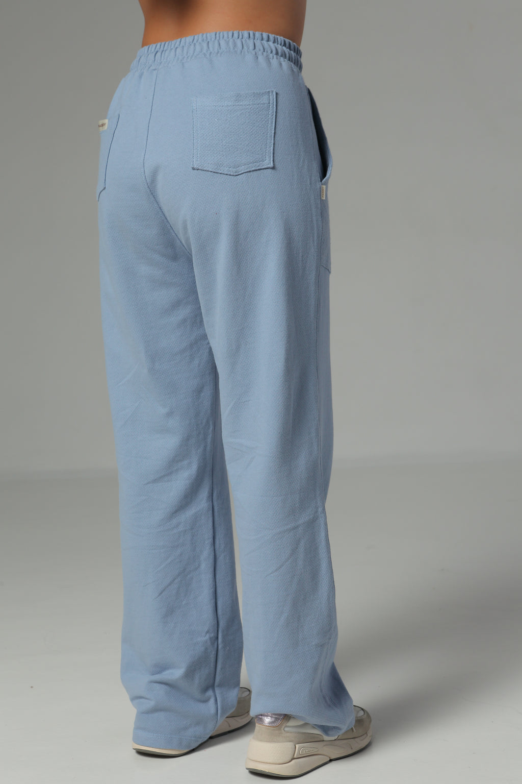 Sudadera Bota Recta Color Azul Claro