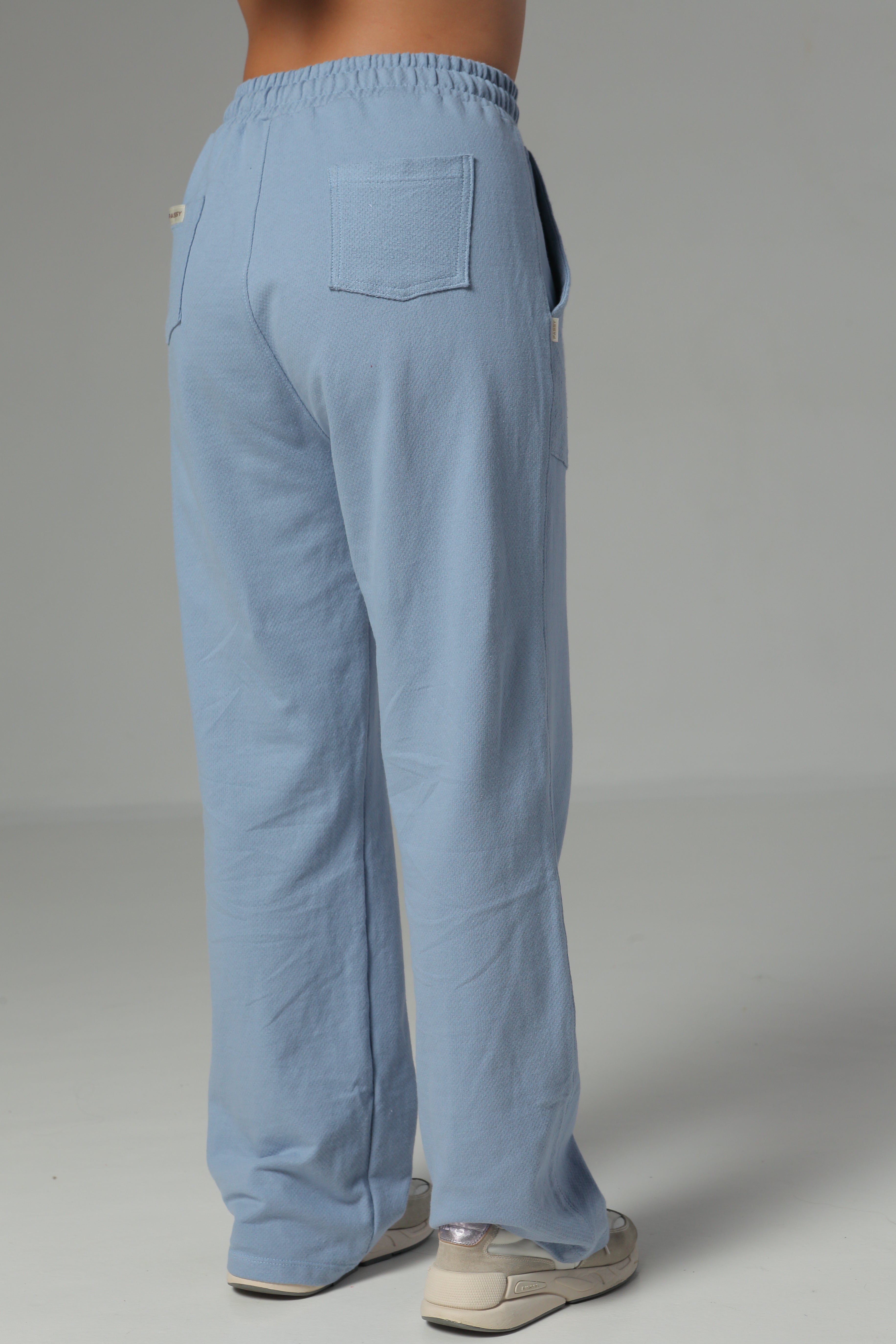 Sudadera Bota Recta Color Azul Claro