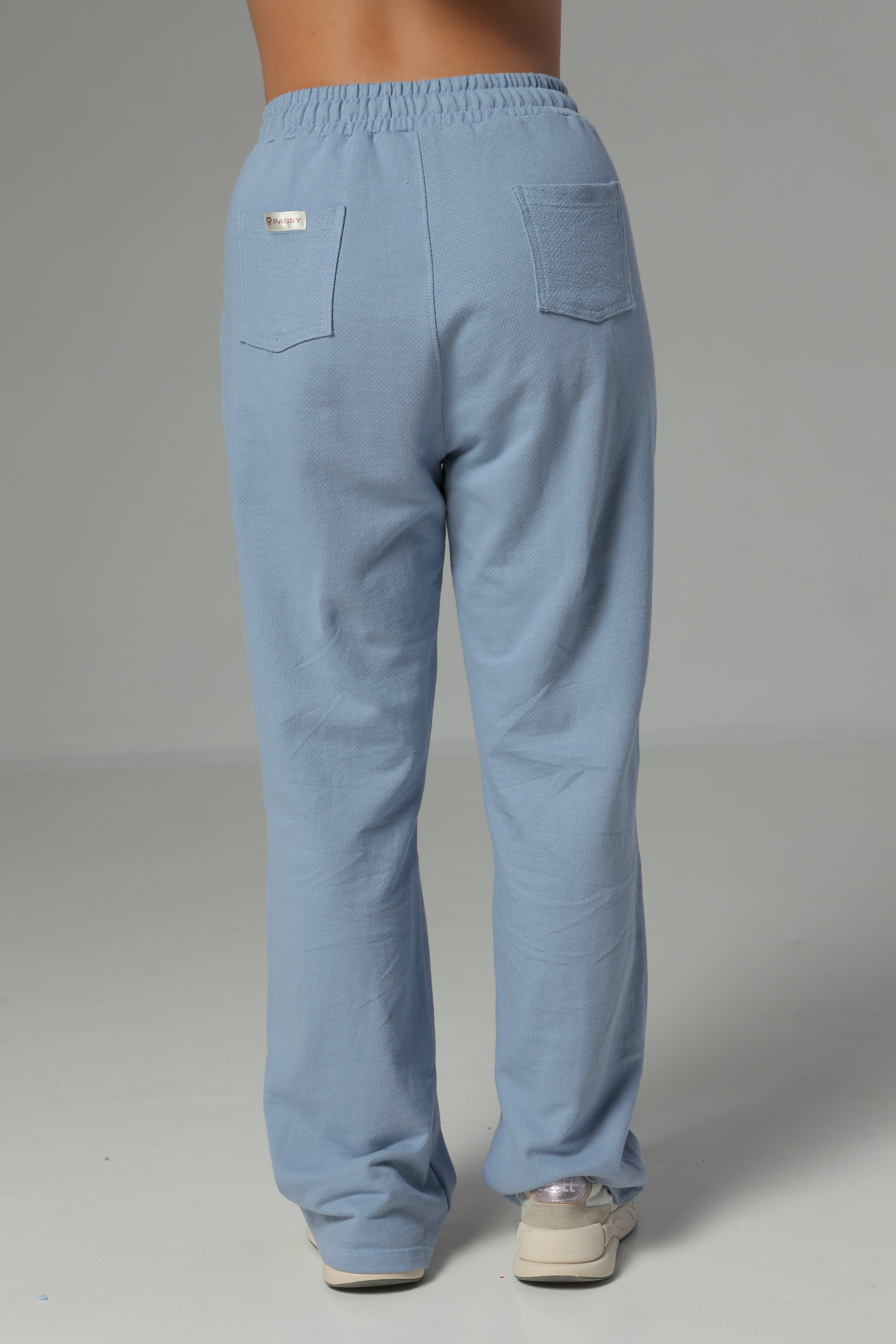 Set De Buzo Y Sudadera Bota Recta Color Azul Para Mujer