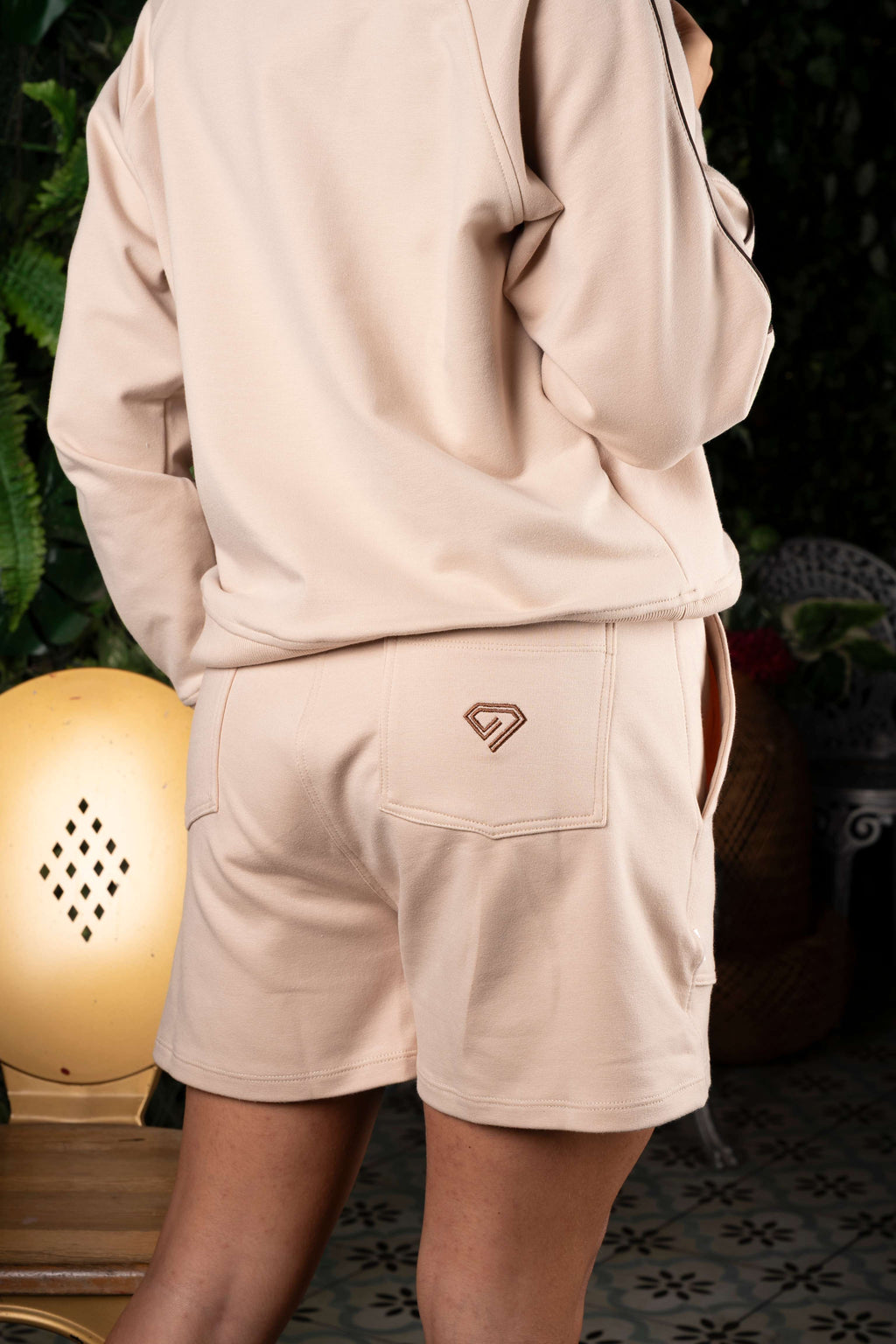 Set Alma Nude De Buzo y Short