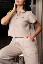 Set Armonía Arena De Polo Y Sudadera Bota Recta