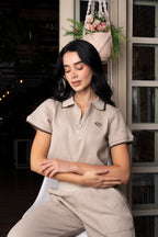 Set Armonía Arena De Polo Y Sudadera Bota Recta