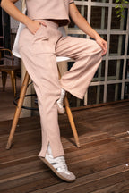 Set Armonía Rosado De Polo Y Sudadera Bota Recta